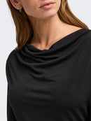 Vilda Waterfall Top - Black