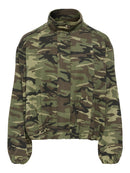 Ophelia Camo Shacket - Dusky Green Camo