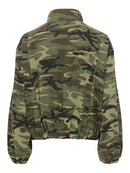 Ophelia Camo Shacket - Dusky Green Camo