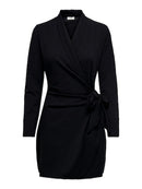 Louisville Wrap Dress - Black