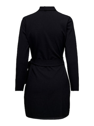 Louisville Wrap Dress - Black