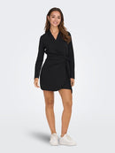 Louisville Wrap Dress - Black