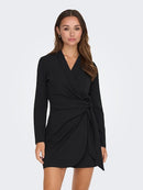 Louisville Wrap Dress - Black