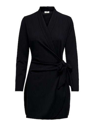 Louisville Wrap Dress - Black