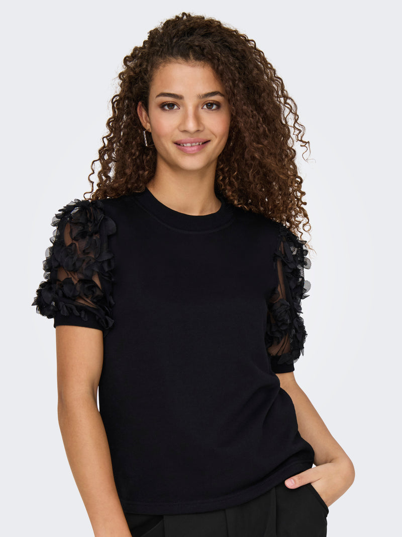 Fairview Short Sleeve Sweatshirt - Black