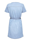 Saint Button Down Dress - Light Blue Denim
