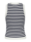Aya Sleeveless Tank Top - Cloud Dancer/sky Captain
