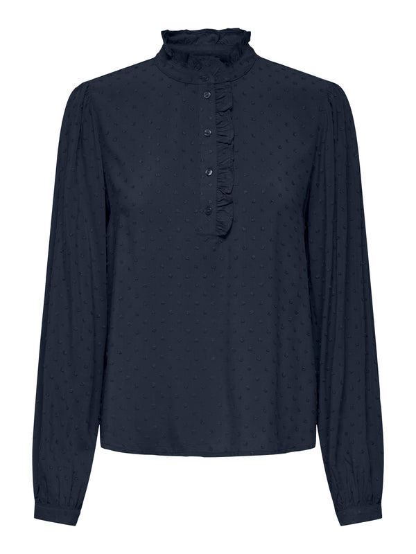 Diana Life Frill Shirt - Total Eclipse