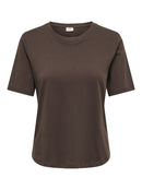 Rex Short Sleeve Top - Coffee Bean