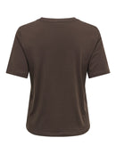 Rex Short Sleeve Top - Coffee Bean