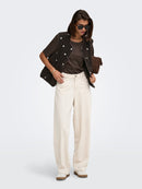 Rex Short Sleeve Top - Coffee Bean