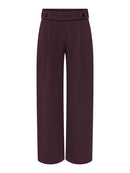 Geggo New Long Trousers - Chocolate Plum/black Buttons