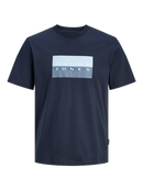 Fusion Dots Print T-Shirt - Outer Space