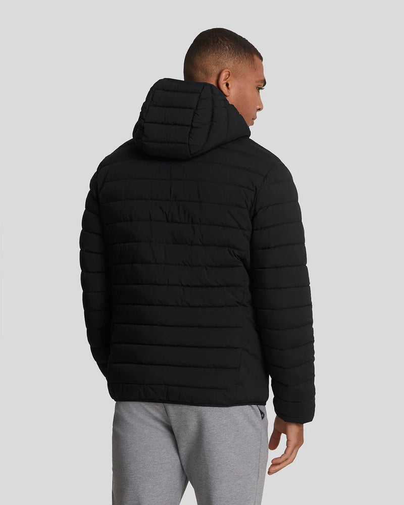Stretch Quilted Jacket - Jet Black