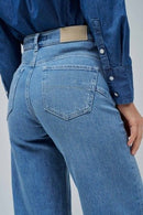 Faith Wide Leg Jean - Blue