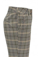 Check Flared Chino - Check