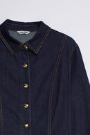 Shirt Dress - Blue