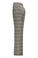 Check Flared Chino - Check