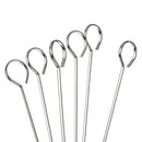 30CM Set of 6 Stainless Steel Skewers