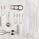 30CM Set of 6 Stainless Steel Skewers