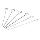30CM Set of 6 Stainless Steel Skewers