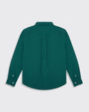 Long Sleeve Oxford Shirt - Dark Green