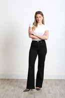 Jane Wide Leg Jean - Black