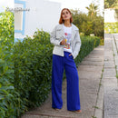 Josie Trouser Short - Cobalt