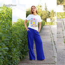 Josie Trouser Short - Cobalt