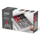 Duo 7 Piece Drawer Organiser - Grey/Red