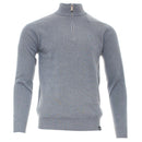 Justin 1/2 Zip Jumper - Powder Blue Melange