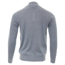 Justin 1/2 Zip Jumper - Powder Blue Melange