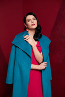 Collar Wrap Coat - Capri