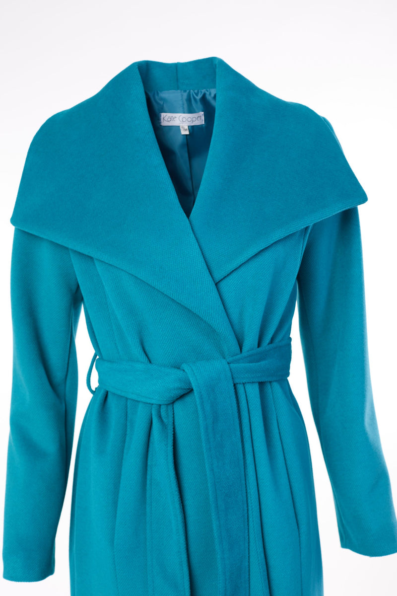 Collar Wrap Coat - Capri