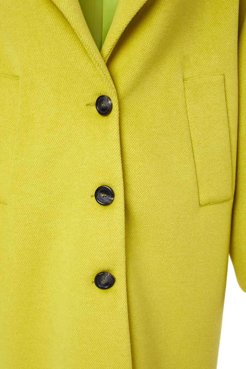 Kate Cooper Jeet Pocket Flap Coat - Lime