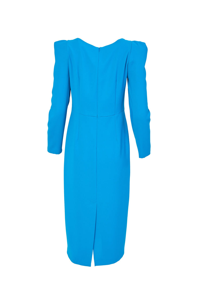 Sweetheart Neckline Dress - Turquoise