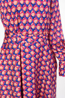 Tie Belt Full Dress - Coral