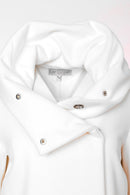 Wool Mix Coat - Off White