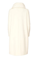 Wool Mix Coat - Off White