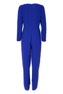 Clasp Closing Jumpsuit - Royal Blue