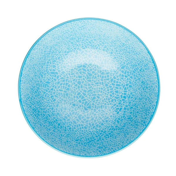 Blue/Red Mosaic Ceramic Bowl - 15.7cm