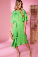 Angle Hem Dress - Apple