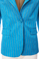 Striped Jacket - Damson