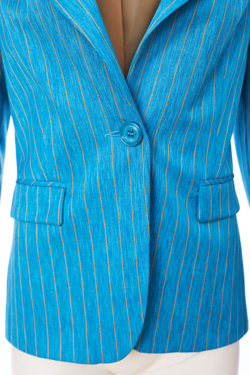 Striped Jacket - Damson