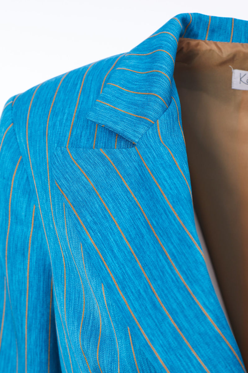 Striped Jacket - Damson