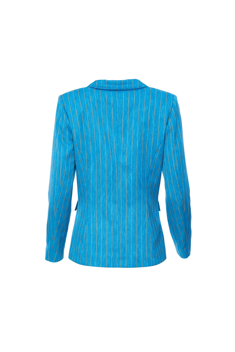 Striped Jacket - Damson