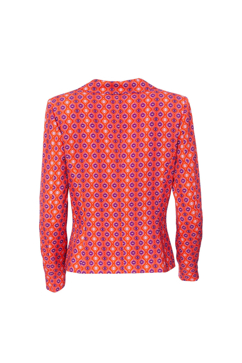 Print Jacket - Chilli