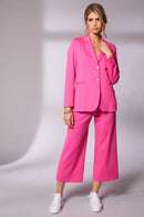 Side Pocket Wide Leg Trouser - Watermelon