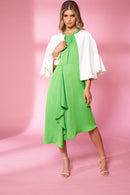 Gathered Sleeve Cuff Jacket - Off White