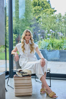 Cotton Pocket Blouse - Off White